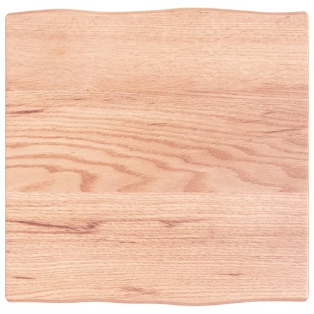 Tablero mesa madera tratada roble borde natural 40x40x2 cm de vidaXL, Tableros para mesas - Ref: Foro24-363926, Precio: 28,83...