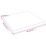Tablero mesa madera tratada roble borde natural 40x40x2 cm de vidaXL, Tableros para mesas - Ref: Foro24-363926, Precio: 28,83...