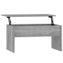 Mesa de centro madera de ingeniería gris Sonoma 80x50,5x41,5 cm en Mesas de centro | Comprar online en Foru.es