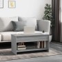 Mesa de centro madera de ingeniería gris Sonoma 102x50x52,5 cm en Mesas de centro | Comprar online en Foru.es