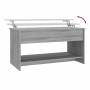 Mesa de centro madera de ingeniería gris Sonoma 102x50x52,5 cm en Mesas de centro | Comprar online en Foru.es