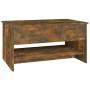 Mesa de centro madera contrachapada roble ahumado 80x50x40 cm en Mesas de centro | Comprar online en Foru.es