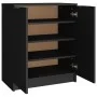Mueble zapatero madera contrachapada negro 59x35x70 cm de vidaXL, Zapateros y organizadores de calzado - Ref: Foro24-811422, ...