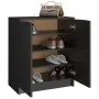 Mueble zapatero madera contrachapada negro 59x35x70 cm de vidaXL, Zapateros y organizadores de calzado - Ref: Foro24-811422, ...