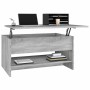 Mesa de centro madera contrachapada gris Sonoma 80x50x40 cm en Mesas de centro | Comprar online en Foru.es