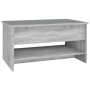 Mesa de centro madera contrachapada gris Sonoma 80x50x40 cm en Mesas de centro | Comprar online en Foru.es