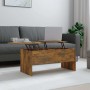 Mesa de centro madera ingeniería roble ahumado 102x50,5x46,5 cm en Mesas de centro | Comprar online en Foru.es