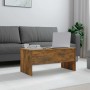 Mesa de centro madera ingeniería roble ahumado 102x50,5x46,5 cm en Mesas de centro | Comprar online en Foru.es