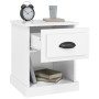 Mesitas de noche 2 uds madera blanco brillante 39x39x47,5 cm de vidaXL, Mesitas de noche - Ref: Foro24-816133, Precio: 54,84 ...