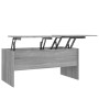 Mesa de centro madera de ingeniería gris Sonoma 102x50,5x46,5cm en Mesas de centro | Comprar online en Foru.es