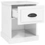 Mesitas de noche 2 uds madera blanco brillante 39x39x47,5 cm de vidaXL, Mesitas de noche - Ref: Foro24-816133, Precio: 54,84 ...