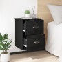 Mesita de noche de pared negra 41,5x36x53 cm de vidaXL, Mesitas de noche - Ref: Foro24-816394, Precio: 47,78 €, Descuento: %