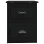 Mesita de noche de pared negra 41,5x36x53 cm de vidaXL, Mesitas de noche - Ref: Foro24-816394, Precio: 47,78 €, Descuento: %