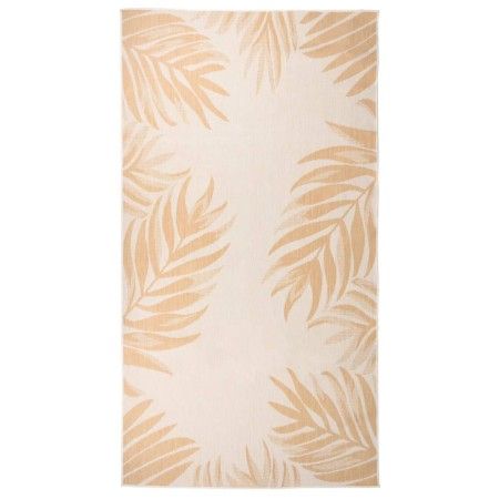 Alfombra de exterior tejido plano estampado de hoja 80x150 cm de vidaXL, Alfombras - Ref: Foro24-340855, Precio: 25,24 €, Des...
