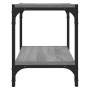 Mueble para TV contrachapada y acero gris Sonoma 40x33x41 cm en Muebles TV | Comprar online en Foru.es