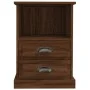 Mesitas de noche 2 unidades color roble marrón 43x36x60 cm de vidaXL, Mesitas de noche - Ref: Foro24-816343, Precio: 94,04 €,...