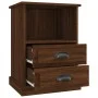 Mesitas de noche 2 unidades color roble marrón 43x36x60 cm de vidaXL, Mesitas de noche - Ref: Foro24-816343, Precio: 94,04 €,...