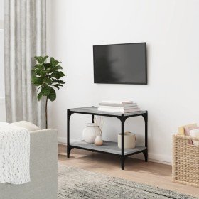 Mueble para TV contrachapada y acero gris Sonoma 60x33x41 cm en Muebles TV | Comprar online en Foru.es