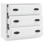 Aparador de madera contrachapada blanco 70x35,5x67,5 cm de vidaXL, Aparadores - Ref: Foro24-816224, Precio: 98,57 €, Descuent...