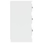 Aparador de madera contrachapada blanco 70x35,5x67,5 cm de vidaXL, Aparadores - Ref: Foro24-816224, Precio: 98,57 €, Descuent...