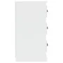 Aparador de madera contrachapada blanco 70x35,5x67,5 cm de vidaXL, Aparadores - Ref: Foro24-816224, Precio: 97,04 €, Descuent...