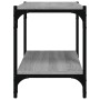Mueble para TV contrachapada y acero gris Sonoma 60x33x41 cm en Muebles TV | Comprar online en Foru.es