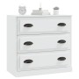 Aparador de madera contrachapada blanco 70x35,5x67,5 cm de vidaXL, Aparadores - Ref: Foro24-816224, Precio: 98,57 €, Descuent...