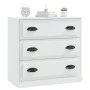 Aparador de madera contrachapada blanco 70x35,5x67,5 cm de vidaXL, Aparadores - Ref: Foro24-816224, Precio: 97,04 €, Descuent...
