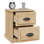Mesitas de noche 2 uds contrachapada roble Sonoma 39x39x47,5 cm de vidaXL, Mesitas de noche - Ref: Foro24-816151, Precio: 81,...