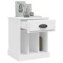 Mesita de noche color blanco 43x36x50 cm de vidaXL, Mesitas de noche - Ref: Foro24-816344, Precio: 41,32 €, Descuento: %