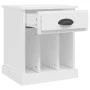 Mesita de noche color blanco 43x36x50 cm de vidaXL, Mesitas de noche - Ref: Foro24-816344, Precio: 41,32 €, Descuento: %