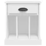 Mesita de noche color blanco 43x36x50 cm de vidaXL, Mesitas de noche - Ref: Foro24-816344, Precio: 41,32 €, Descuento: %