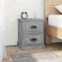 Mesita de noche madera contrachapada gris hormigón 39x39x47,5cm de vidaXL, Mesitas de noche - Ref: Foro24-816152, Precio: 45,...