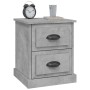 Mesita de noche madera contrachapada gris hormigón 39x39x47,5cm de vidaXL, Mesitas de noche - Ref: Foro24-816152, Precio: 45,...