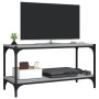 Mueble para TV contrachapada y acero gris Sonoma 80x33x41 cm en Muebles TV | Comprar online en Foru.es