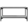 Mueble para TV contrachapada y acero gris Sonoma 80x33x41 cm en Muebles TV | Comprar online en Foru.es