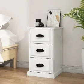 Mesita de noche madera contrachapada blanca 39x39x67 cm de vidaXL, Mesitas de noche - Ref: Foro24-816160, Precio: 79,07 €, De...
