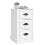 Mesita de noche madera contrachapada blanca 39x39x67 cm de vidaXL, Mesitas de noche - Ref: Foro24-816160, Precio: 80,32 €, De...