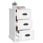 Mesita de noche madera contrachapada blanca 39x39x67 cm de vidaXL, Mesitas de noche - Ref: Foro24-816160, Precio: 80,32 €, De...