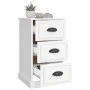 Mesita de noche madera contrachapada blanca 39x39x67 cm de vidaXL, Mesitas de noche - Ref: Foro24-816160, Precio: 79,07 €, De...