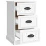 Mesita de noche madera contrachapada blanca 39x39x67 cm de vidaXL, Mesitas de noche - Ref: Foro24-816160, Precio: 79,07 €, De...