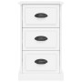Mesita de noche madera contrachapada blanca 39x39x67 cm de vidaXL, Mesitas de noche - Ref: Foro24-816160, Precio: 80,32 €, De...