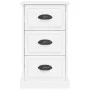 Mesita de noche madera contrachapada blanca 39x39x67 cm de vidaXL, Mesitas de noche - Ref: Foro24-816160, Precio: 79,07 €, De...