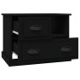 Mesita de noche negra 60x39x45 cm de vidaXL, Mesitas de noche - Ref: Foro24-816361, Precio: 61,66 €, Descuento: %