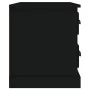 Mesita de noche negra 60x39x45 cm de vidaXL, Mesitas de noche - Ref: Foro24-816361, Precio: 58,36 €, Descuento: %