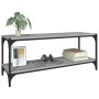 Mueble para TV contrachapada y acero gris Sonoma 100x33x41 cm en Muebles TV | Comprar online en Foru.es