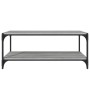 Mueble para TV contrachapada y acero gris Sonoma 100x33x41 cm en Muebles TV | Comprar online en Foru.es