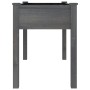 Jardinera con forro madera maciza de abeto gris 118x59x76 cm de vidaXL, Maceteros y jardineras - Ref: Foro24-364235, Precio: ...