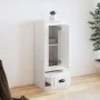 Aparador alto madera contrachapada blanco 36x35,5x103,5 cm de vidaXL, Aparadores - Ref: Foro24-816304, Precio: 70,95 €, Descu...