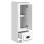 Aparador alto madera contrachapada blanco 36x35,5x103,5 cm de vidaXL, Aparadores - Ref: Foro24-816304, Precio: 70,95 €, Descu...